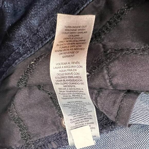 Fabulously Slimming by Chico's Mid Rise Straight Jeans Raw Hem Sz 00 Small - Picture 10 of 13